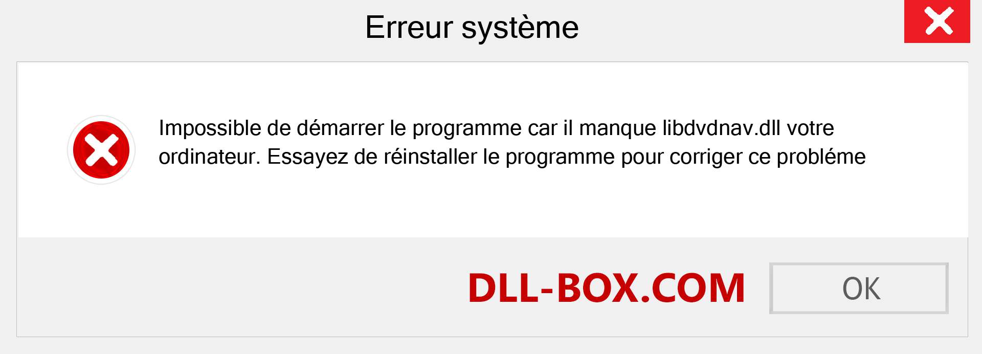 Le fichier libdvdnav.dll est manquant ?. Télécharger pour Windows 7, 8, 10 - Correction de l'erreur manquante libdvdnav dll sur Windows, photos, images